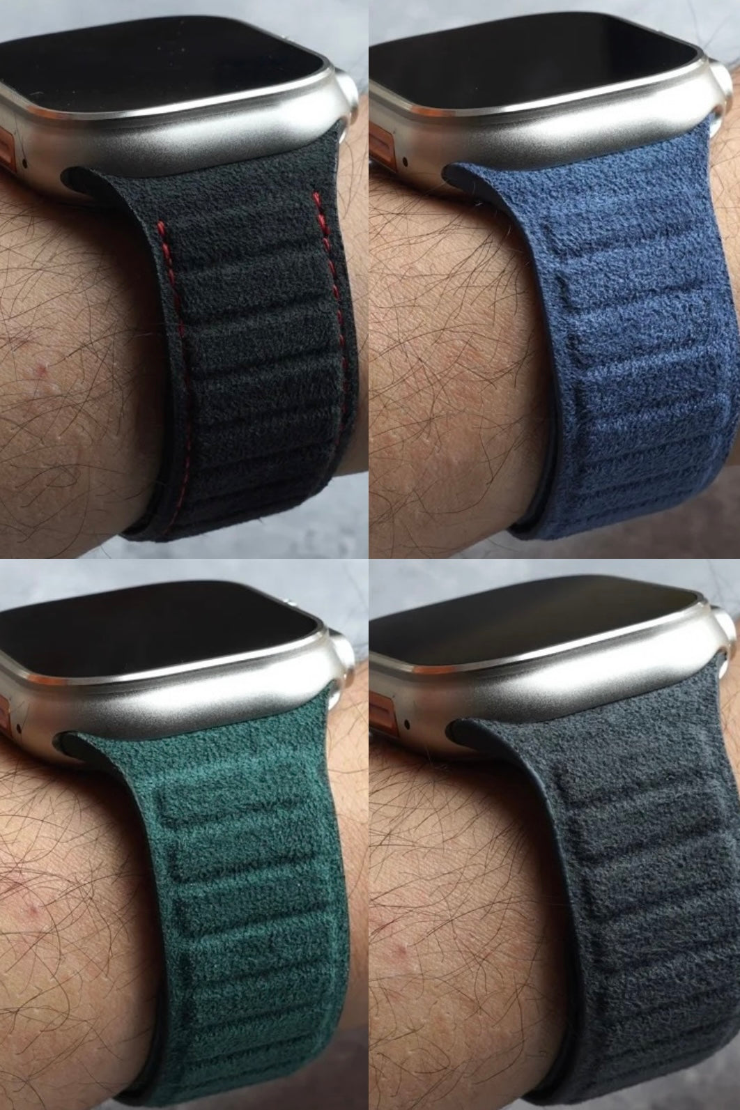 magnetisches Apple Watch Armband - Sport / Blau