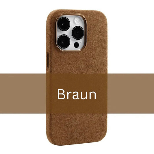magnetische iPhone Hülle - Braun